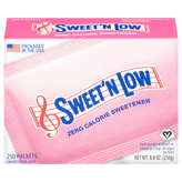 Sweet N' Low or Stevia in the Raw Sweetener Packets